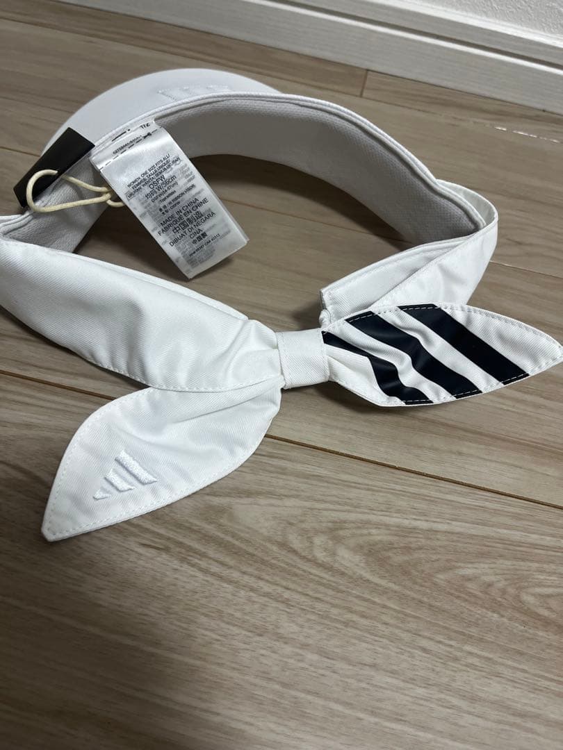 新品　アディダス　adidas ゴルフ　モックネック　ホワイト　M