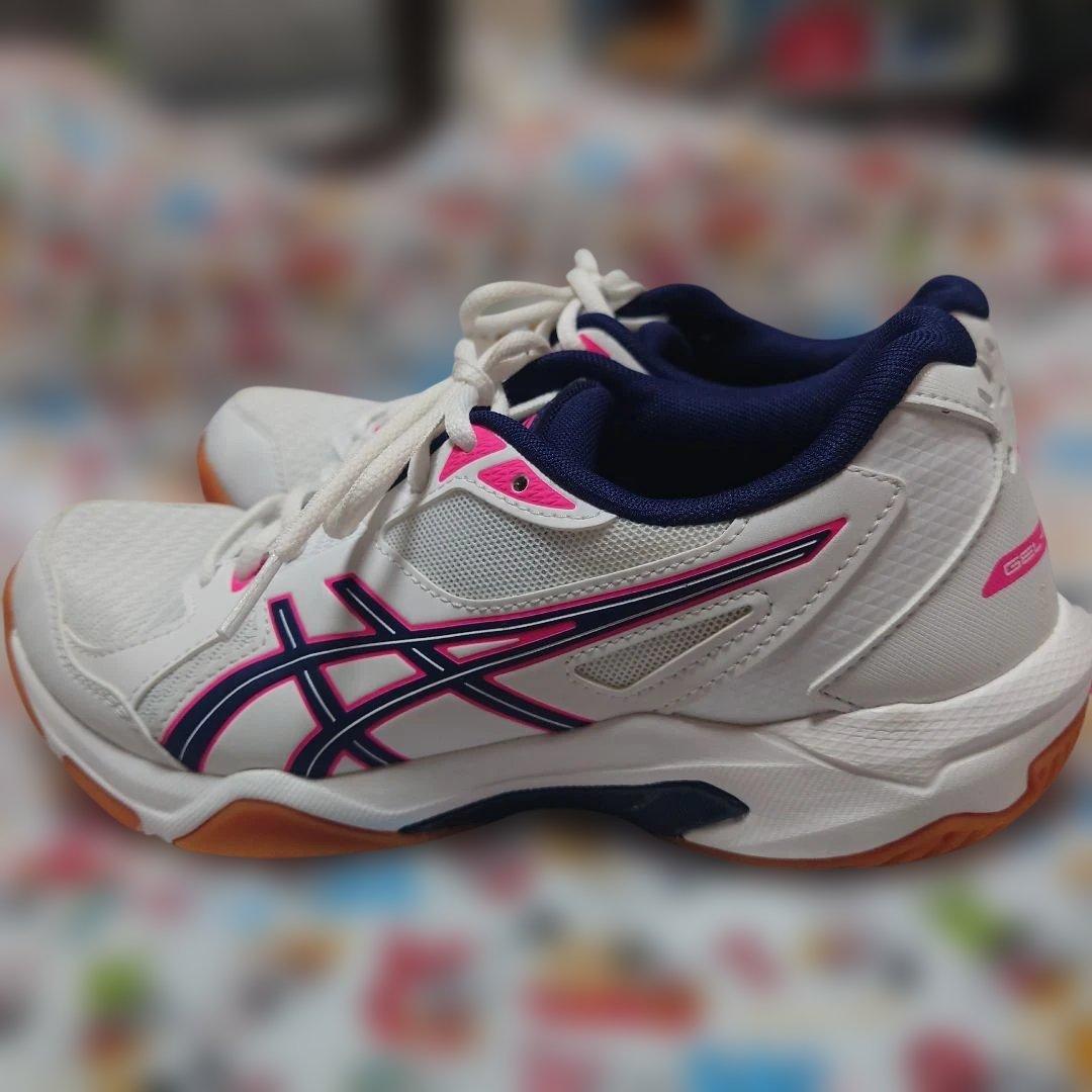 【ASICS バレーボールシューズ 102 ホワイト/ピコート 25.0cm】