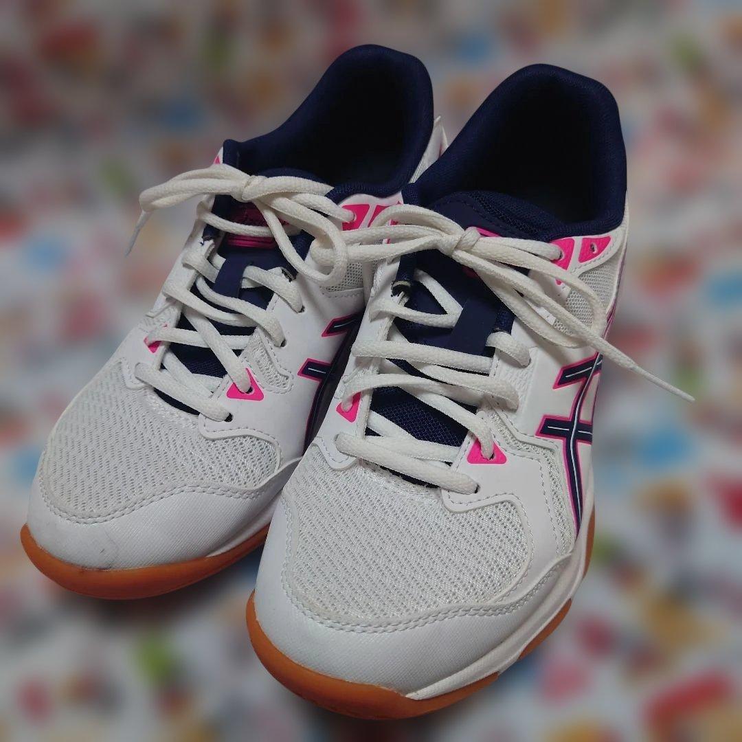 【ASICS バレーボールシューズ 102 ホワイト/ピコート 25.0cm】