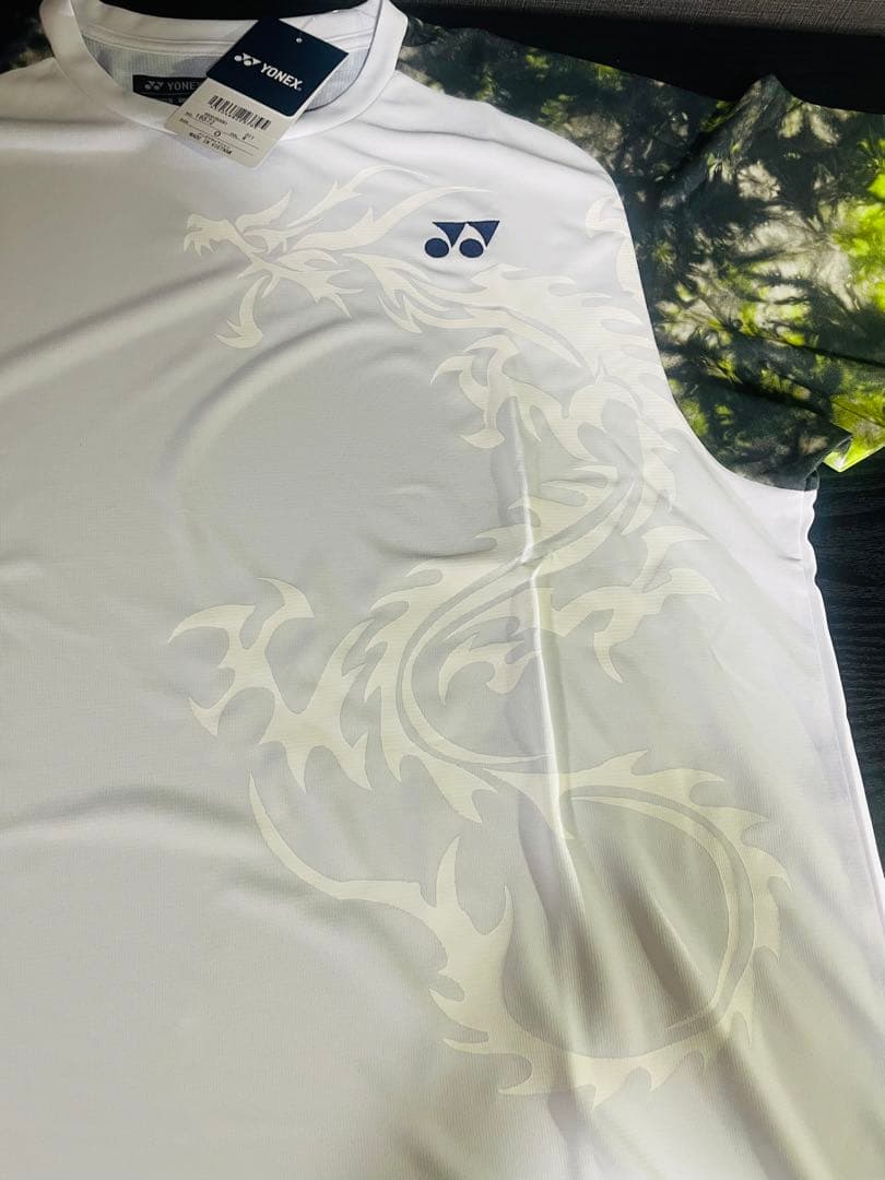 アクセルセン選手モデル　YONEX バドミントンシャツ Oサイズ