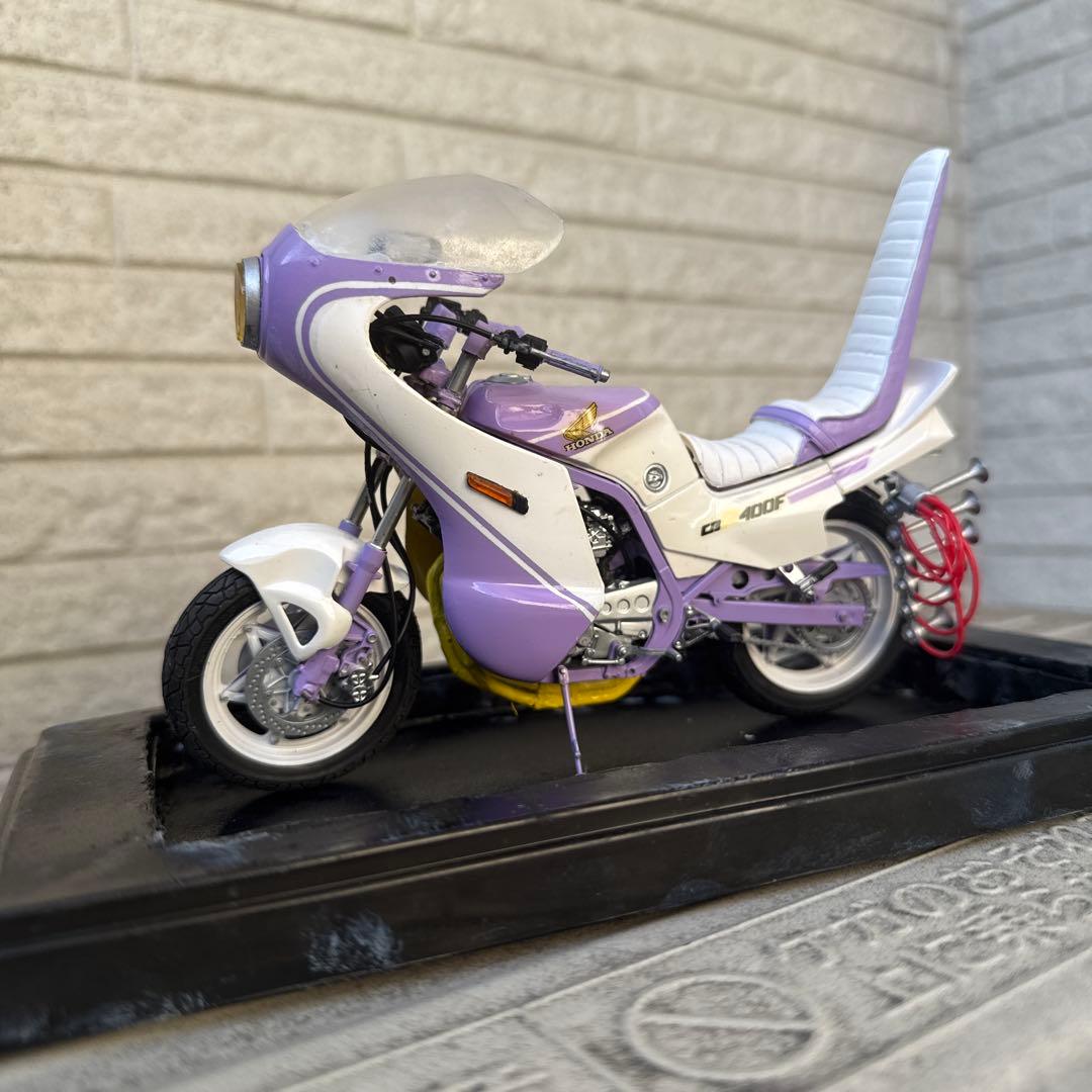 俺のマシン　CBR400F 完成品　当時物　旧車會　暴走族 ロケット　1/12