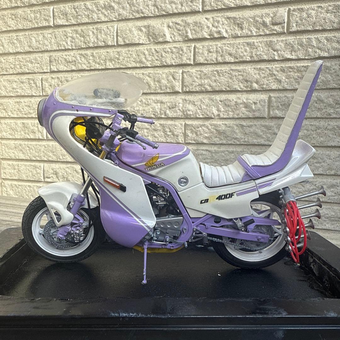 俺のマシン　CBR400F 完成品　当時物　旧車會　暴走族 ロケット　1/12