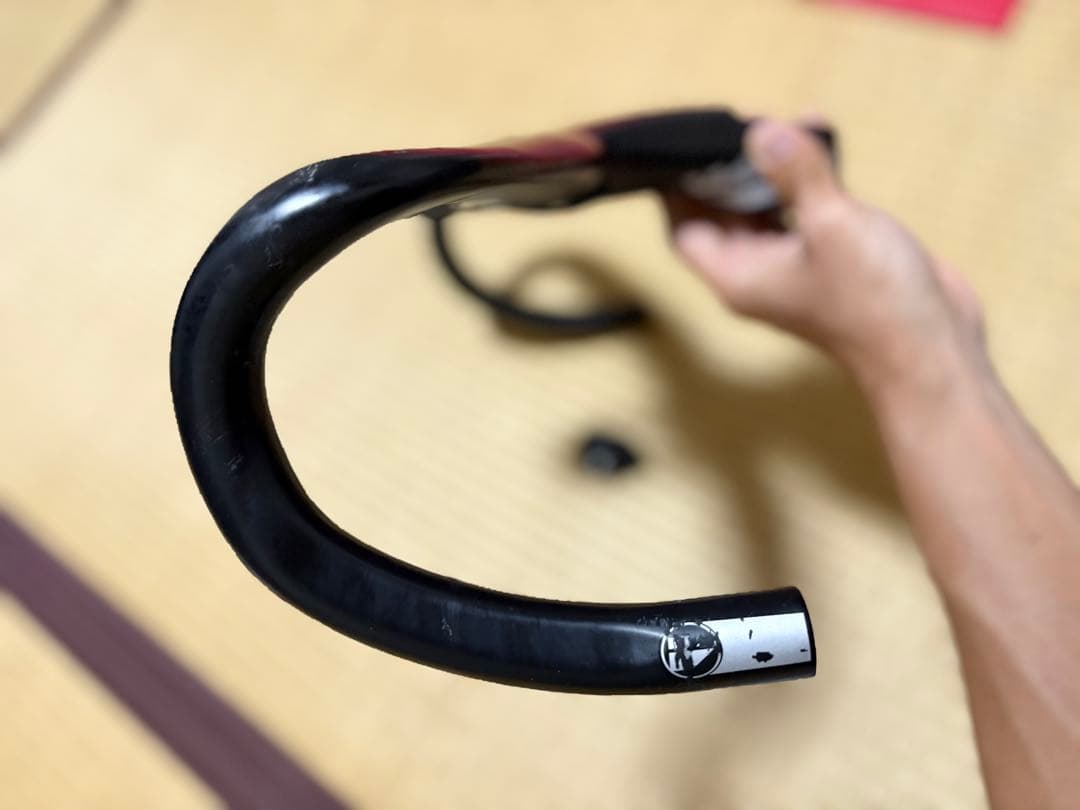 一体型カーボンハンドル400mm/100mm
