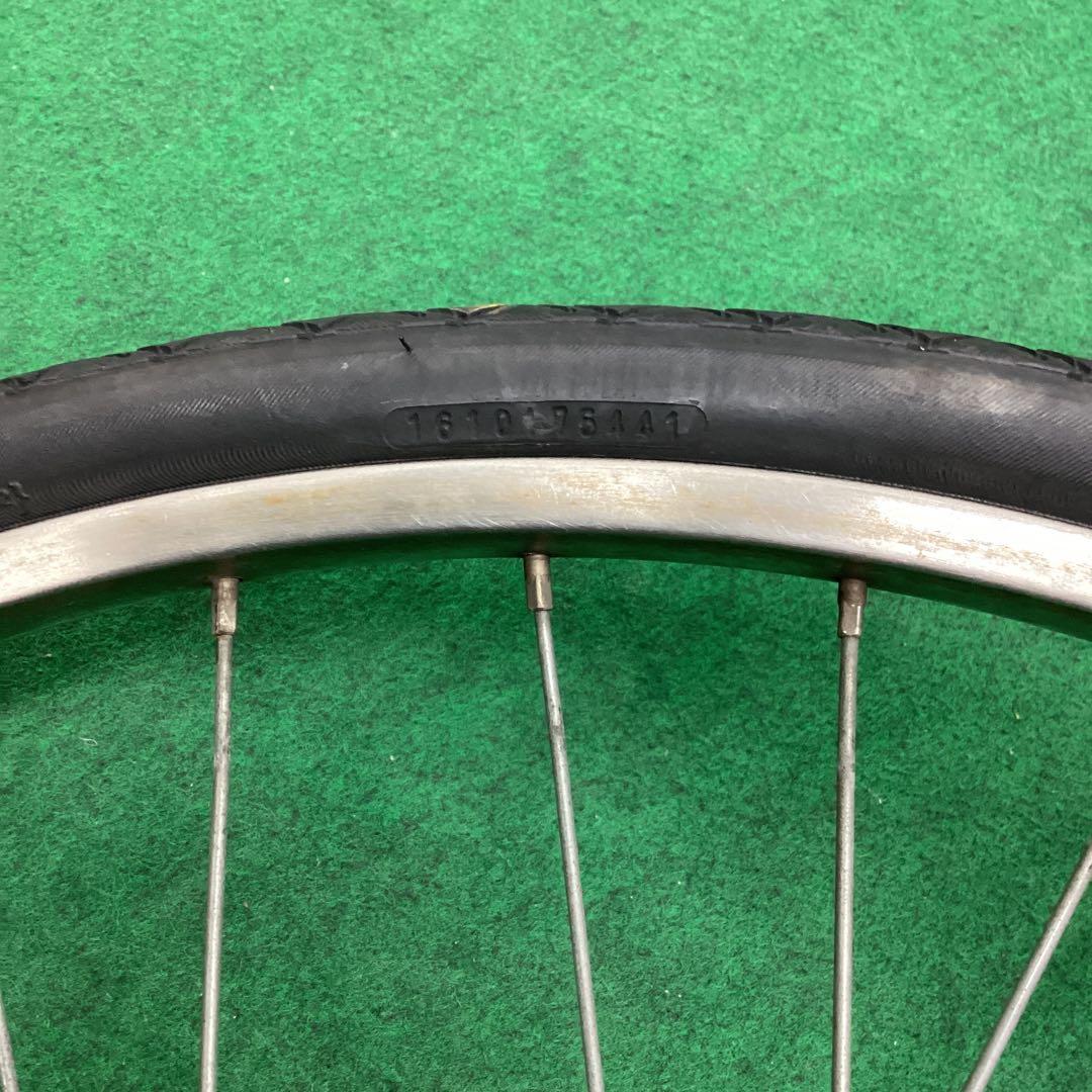 ステンレスリム　後輪　26x1-3/8 タイヤ付　内装3段　２６インチ　リア