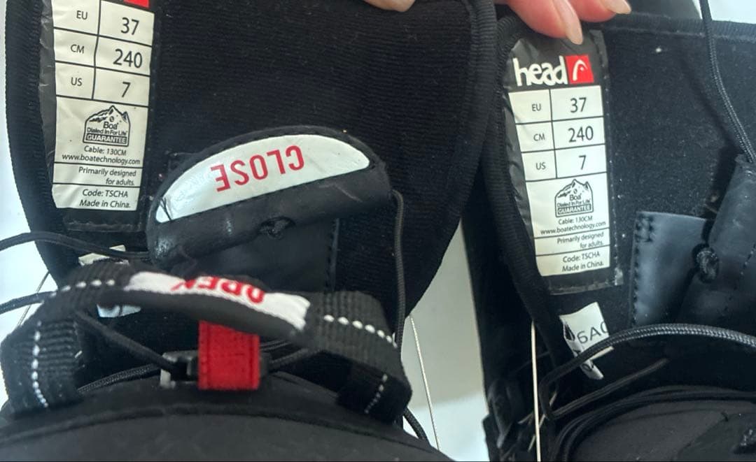 匿名発送⭐︎ HEAD スノーボードブーツ BOA 24cm 袋付き