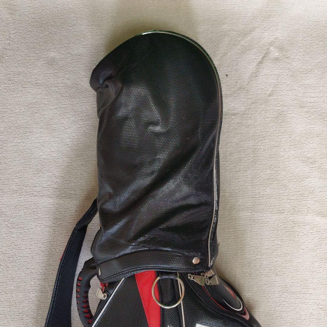 ルコック キャディバッグ 赤黒