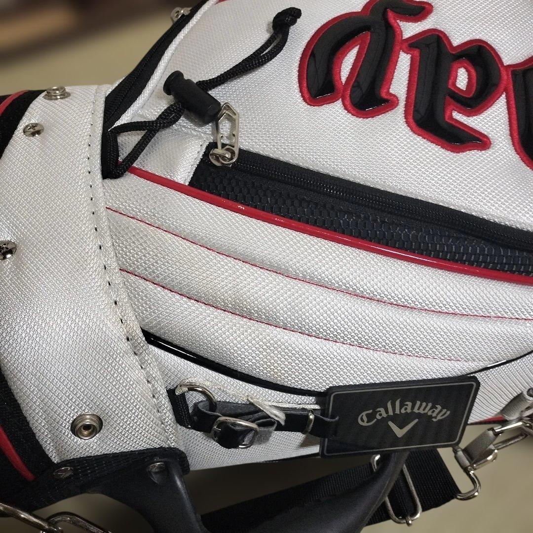 け*ん様 Callaway キャディバッグ ホワイト/レッド