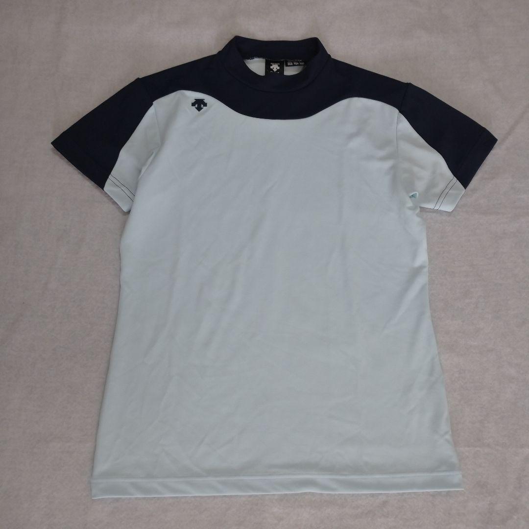 美品!!デサント　DESCENTE GOLF モックネック　シャツ Ｌ