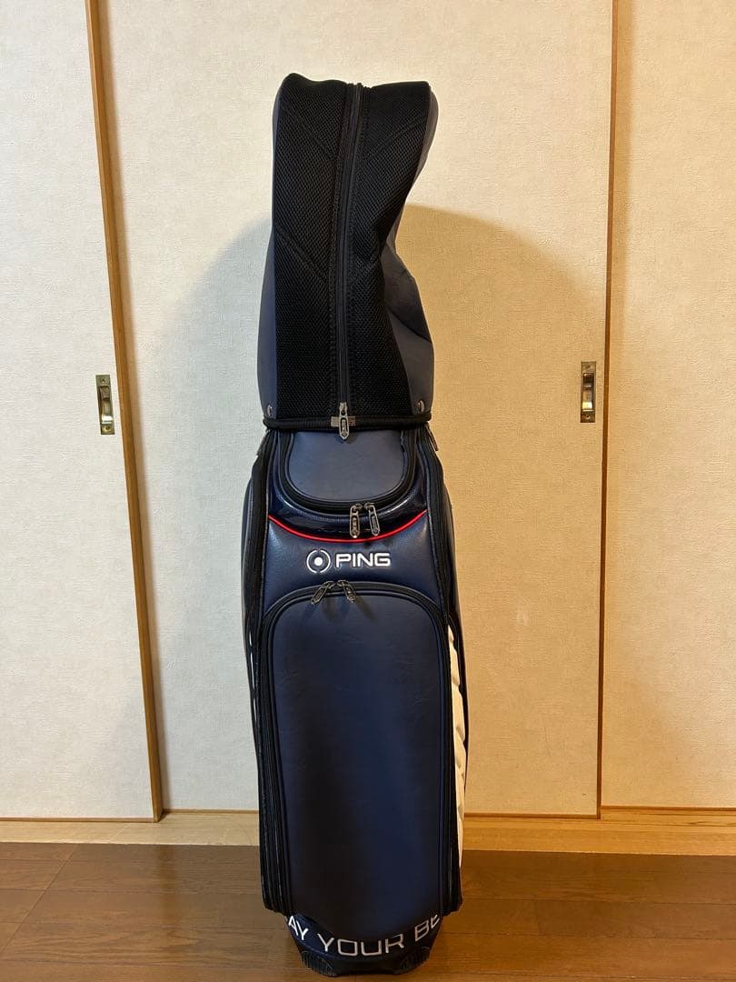 PING ゴルフバッグ キャディバッグ ネイビー