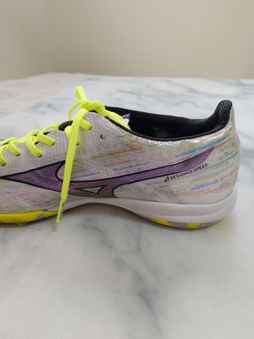 Mizuno 美品 アルファII エリートAS 24cm サッカー シルバー