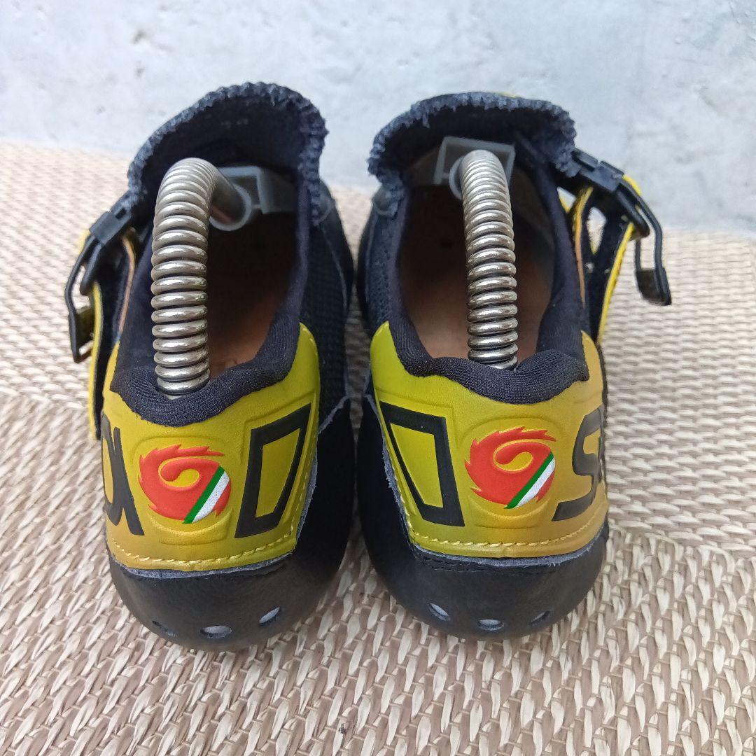 【デッドストック・希少】SIDI シディ ビンディングシューズ 本革 38 黒