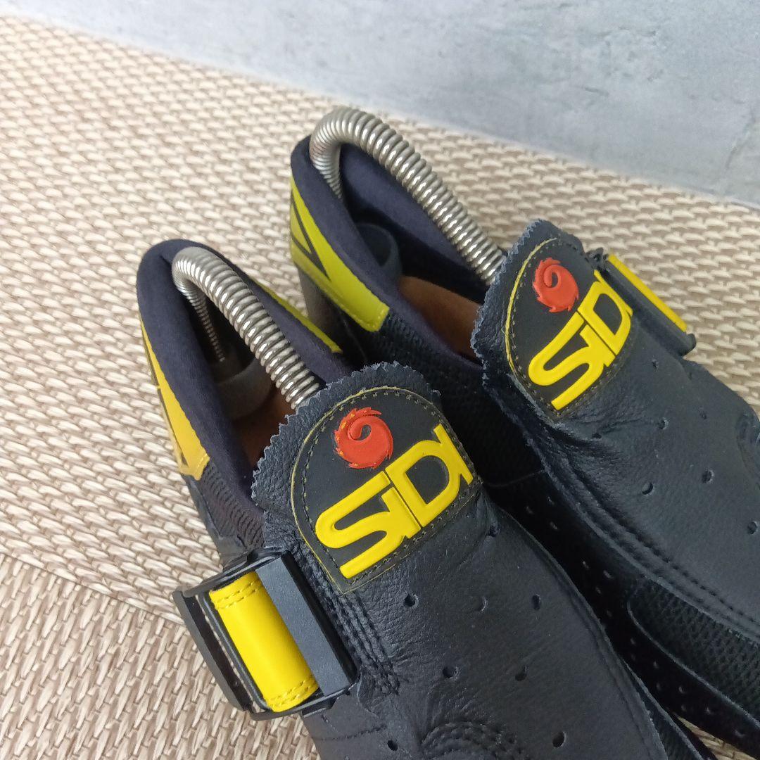 【デッドストック・希少】SIDI シディ ビンディングシューズ 本革 38 黒
