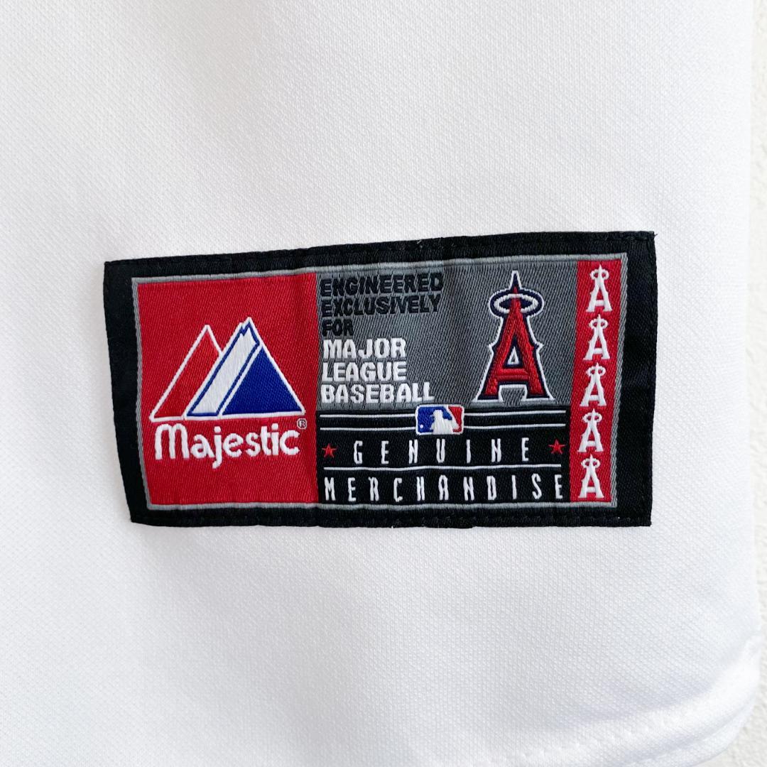 MLB ロサンゼルス・エンゼルス majestic ベースボールシャツ 海外古着