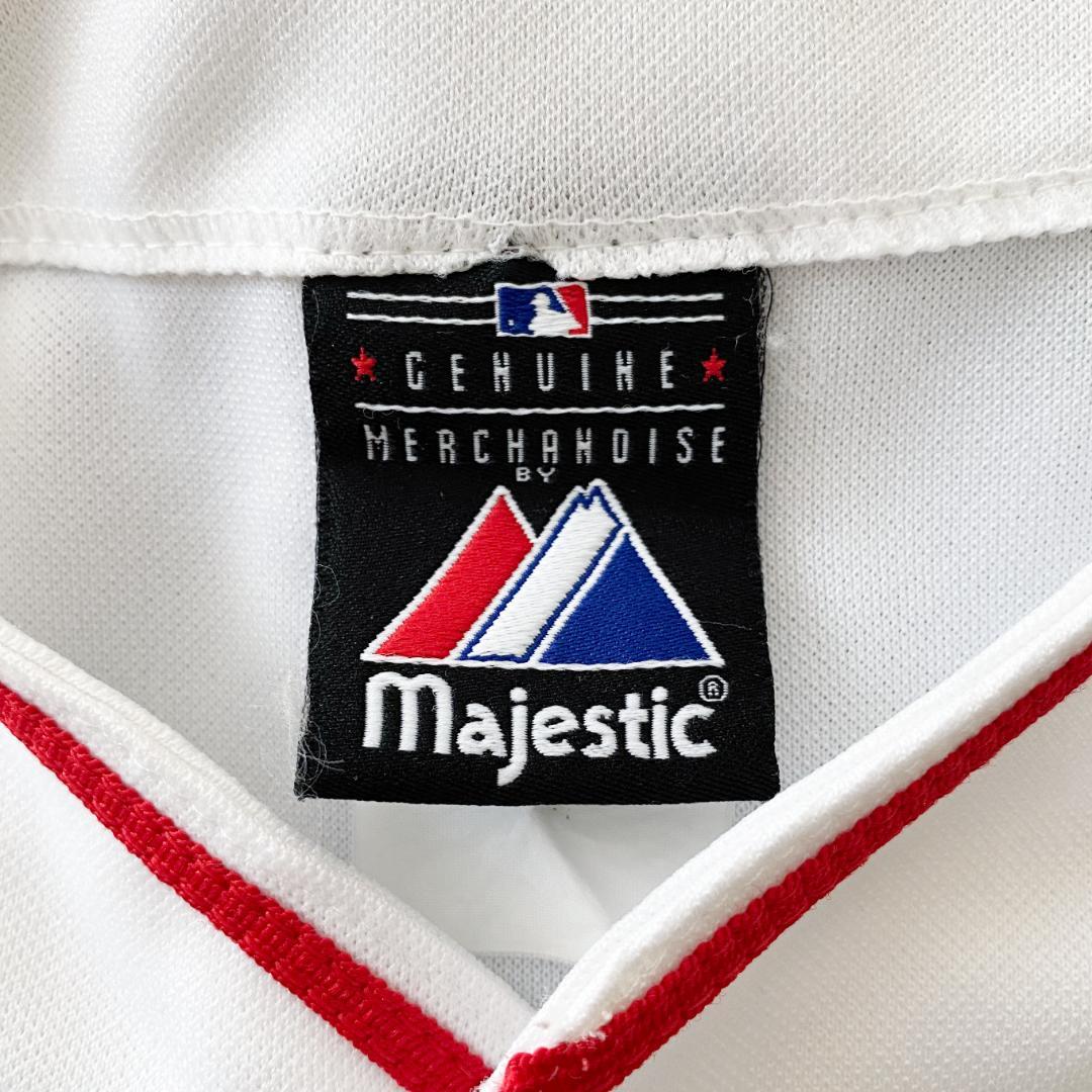 MLB ロサンゼルス・エンゼルス majestic ベースボールシャツ 海外古着