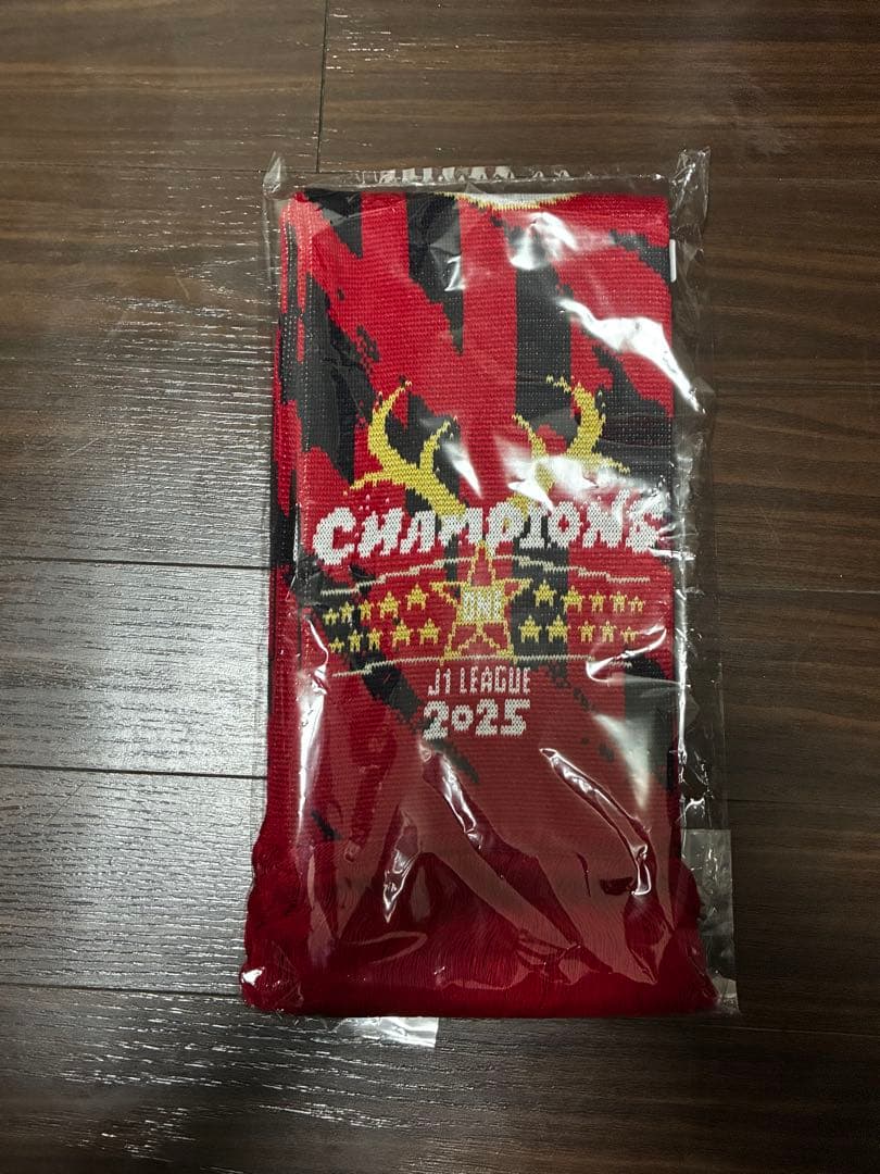 【おまけ付き】鹿島アントラーズ　2025 優勝記念ニットマフラー