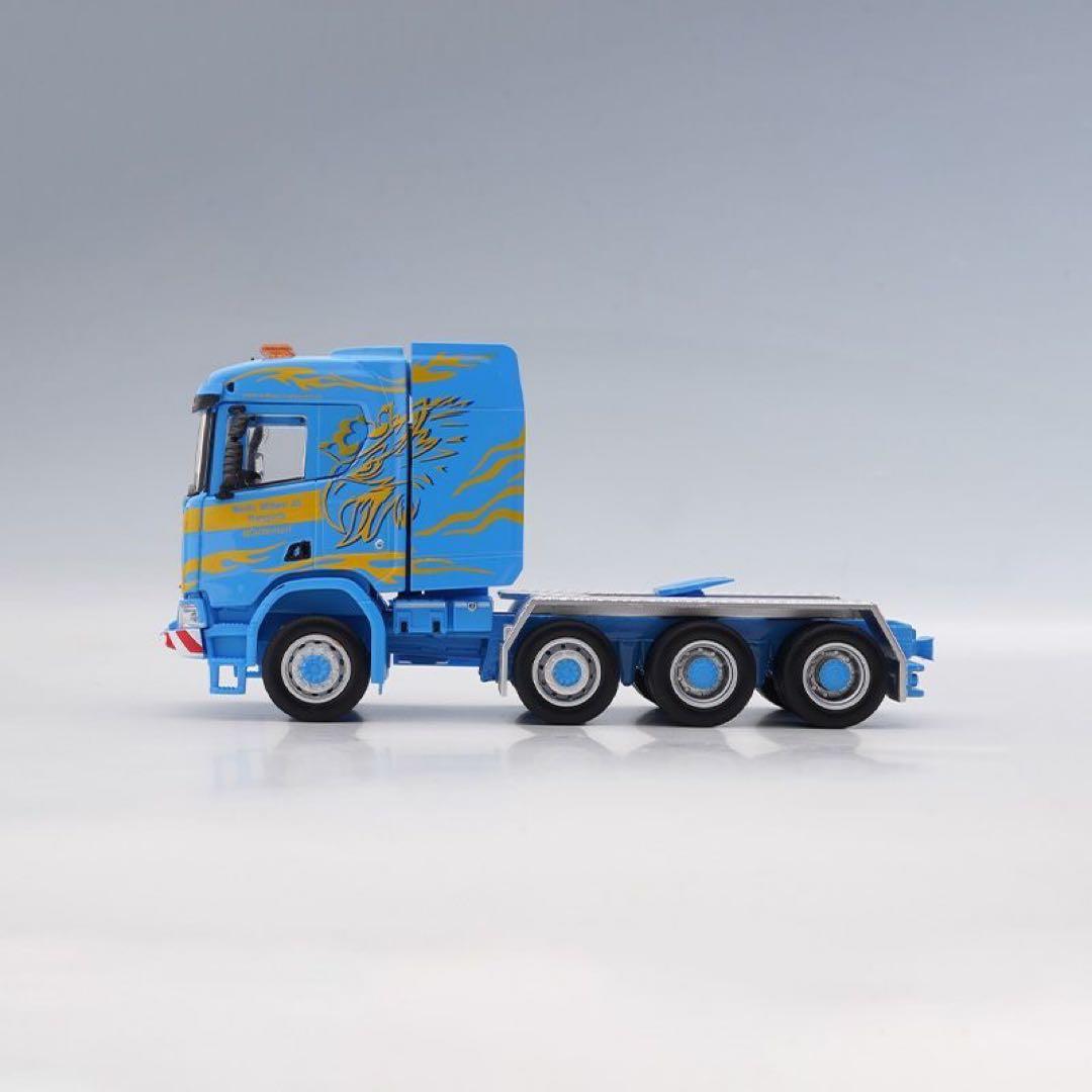 1/64 スカニアSCANIA R650 トラクターヘッドダイキャストカーブルー