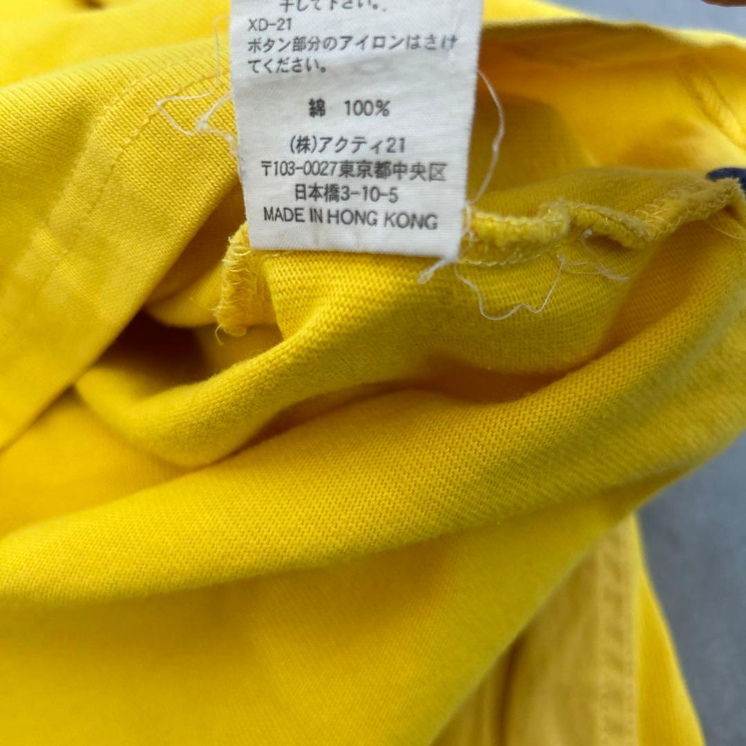★ ポロ　POLOSPORT 90s ゴルフ 刺繍ロゴ　配色　ラガーシャツ　長袖