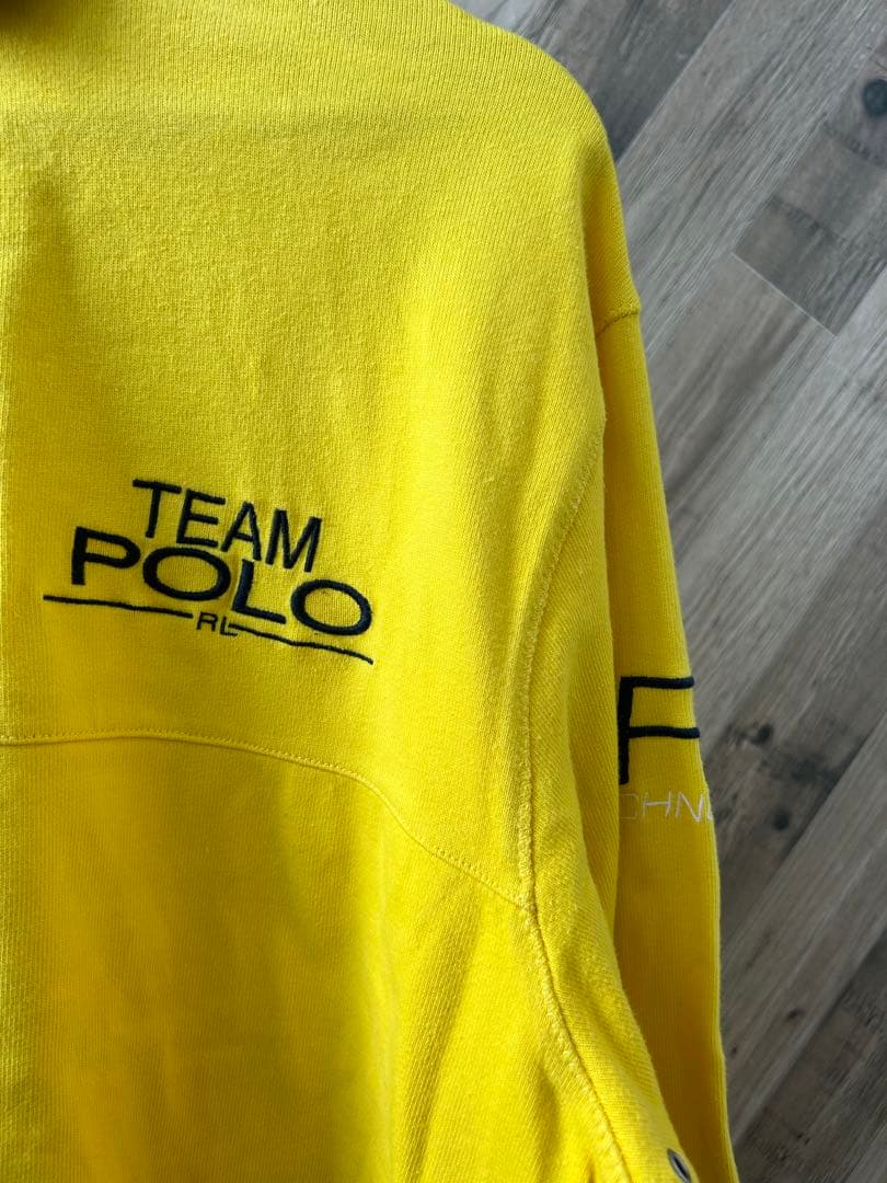 ★ ポロ　POLOSPORT 90s ゴルフ 刺繍ロゴ　配色　ラガーシャツ　長袖