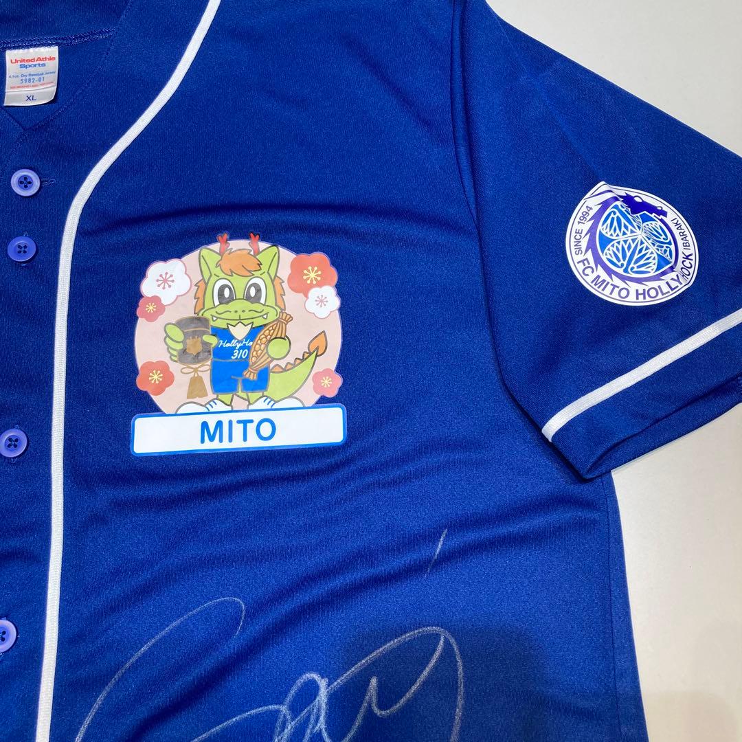 mokapiさん専用 水戸ホーリーホックベースボールシャツ　齋藤俊輔選手実使用品
