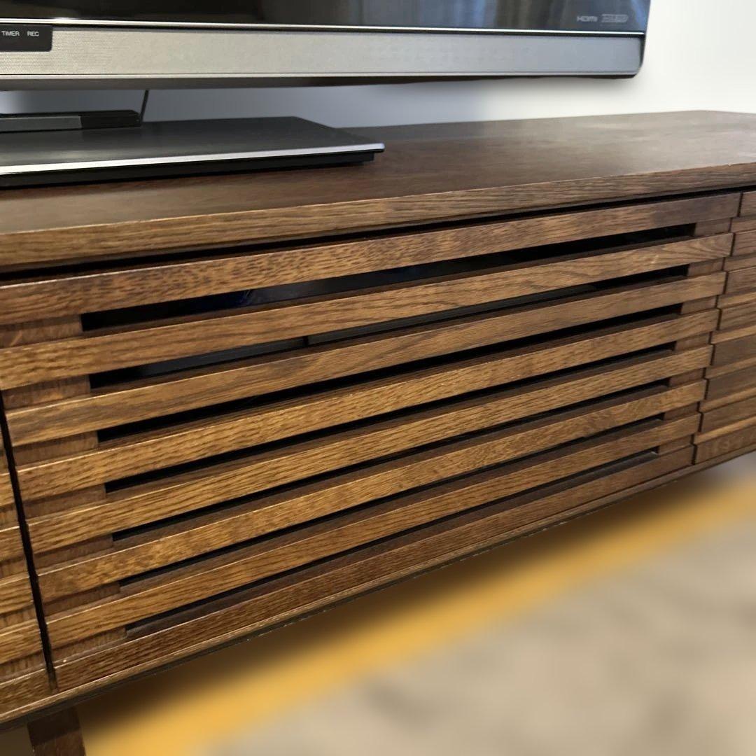 ★送料込★ カリモク家具　テレビ台 スリットボード　HU7158MKウォルナット