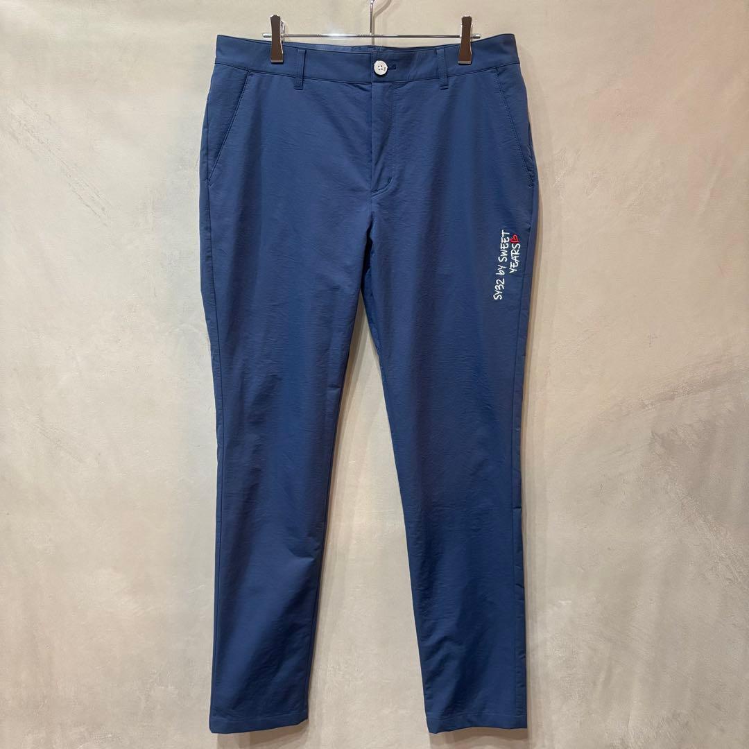 SY32bySWEETYEARS ナイロン ゴルフ パンツ メンズ ネイビー L