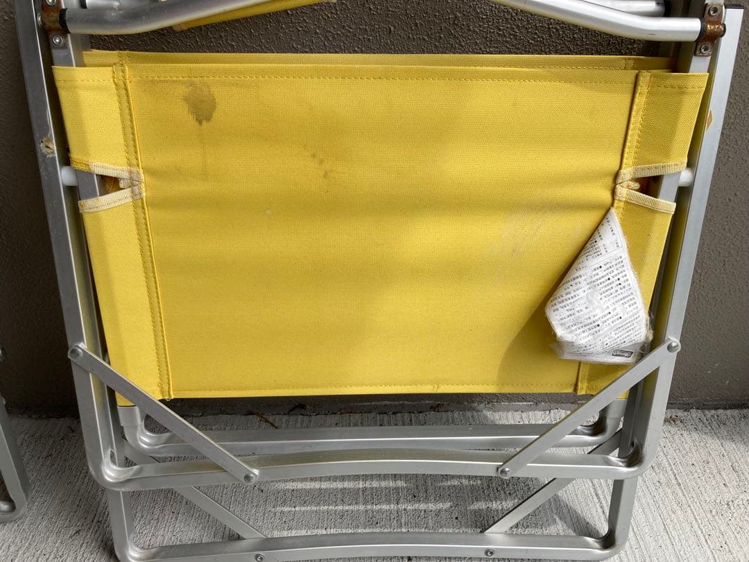 Coleman テーブルチェアセット イエロー