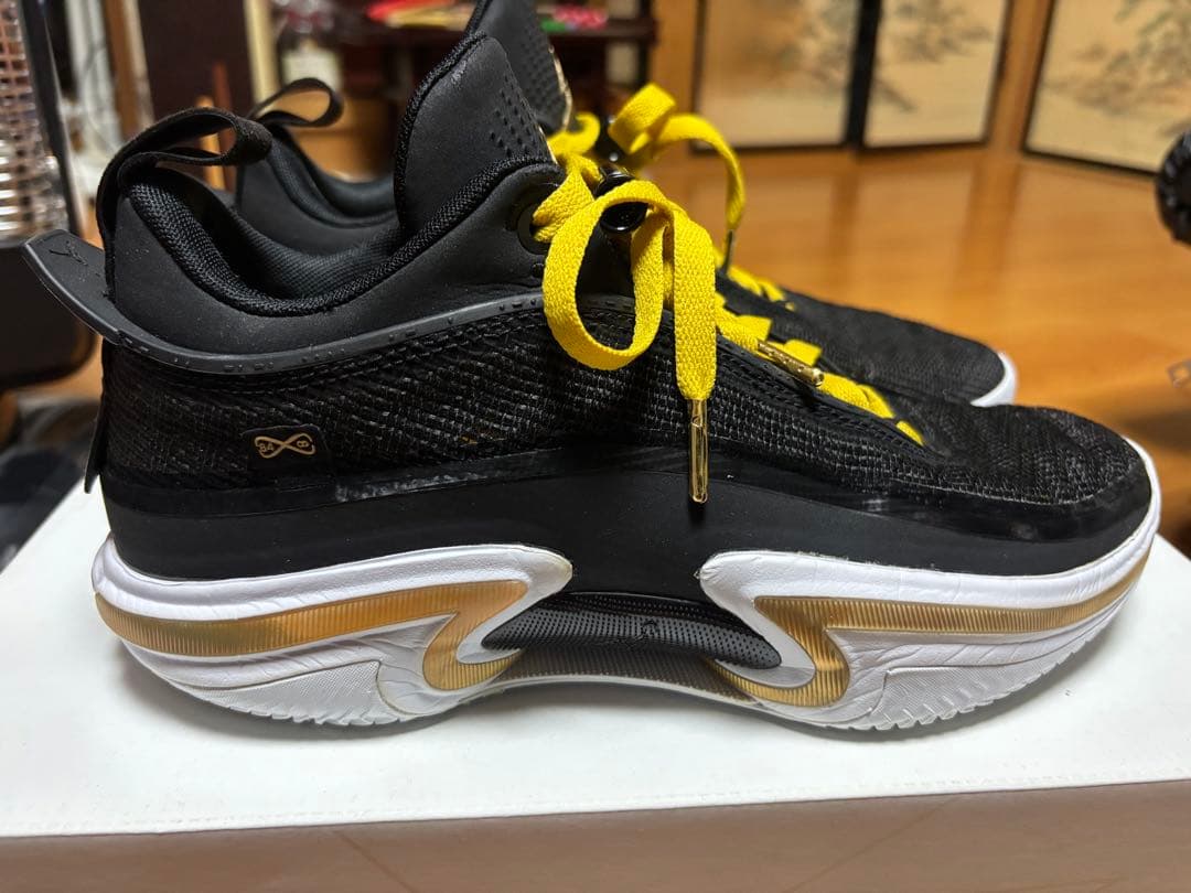 Air Jordan エアジョーダン36超美品✨金カスタム✨27cm黒金希少✨