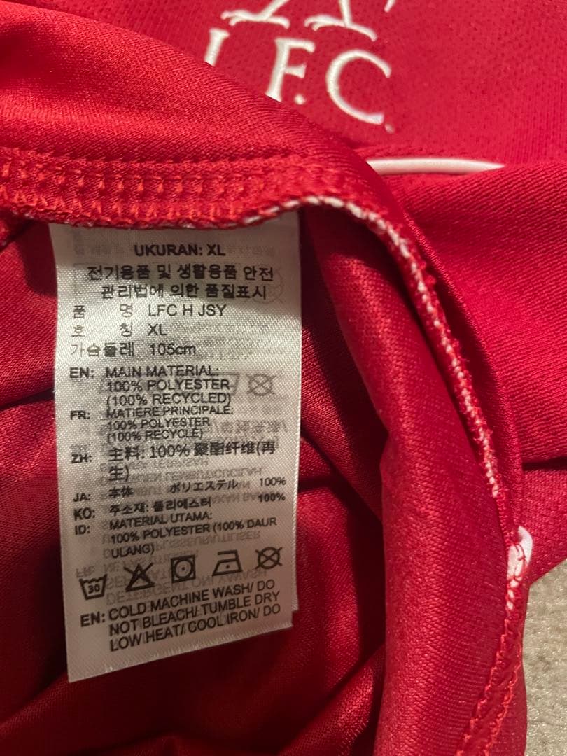国内正規品　Liverpool adidas リバプール　リヴァプール　半袖