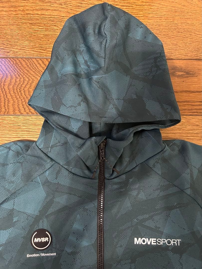 デサント　S.F.TECH SHIELD総柄フルジップフーディー・パンツ