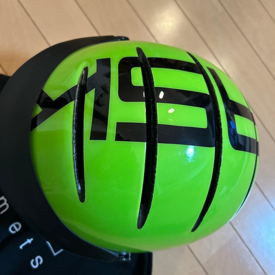 バイザー付き KASK製スキー用ヘルメット サイズ59-60cm
