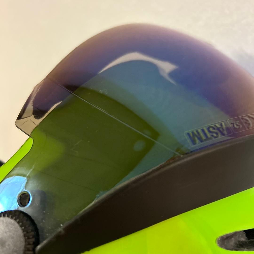 バイザー付き KASK製スキー用ヘルメット サイズ59-60cm