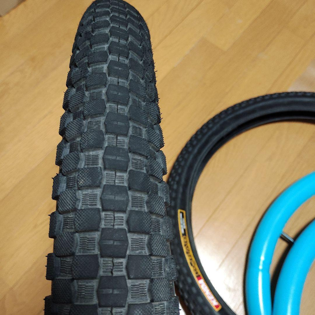 Kenda K-rad 24x2.5インチ前後セットと米式tpuチューブ