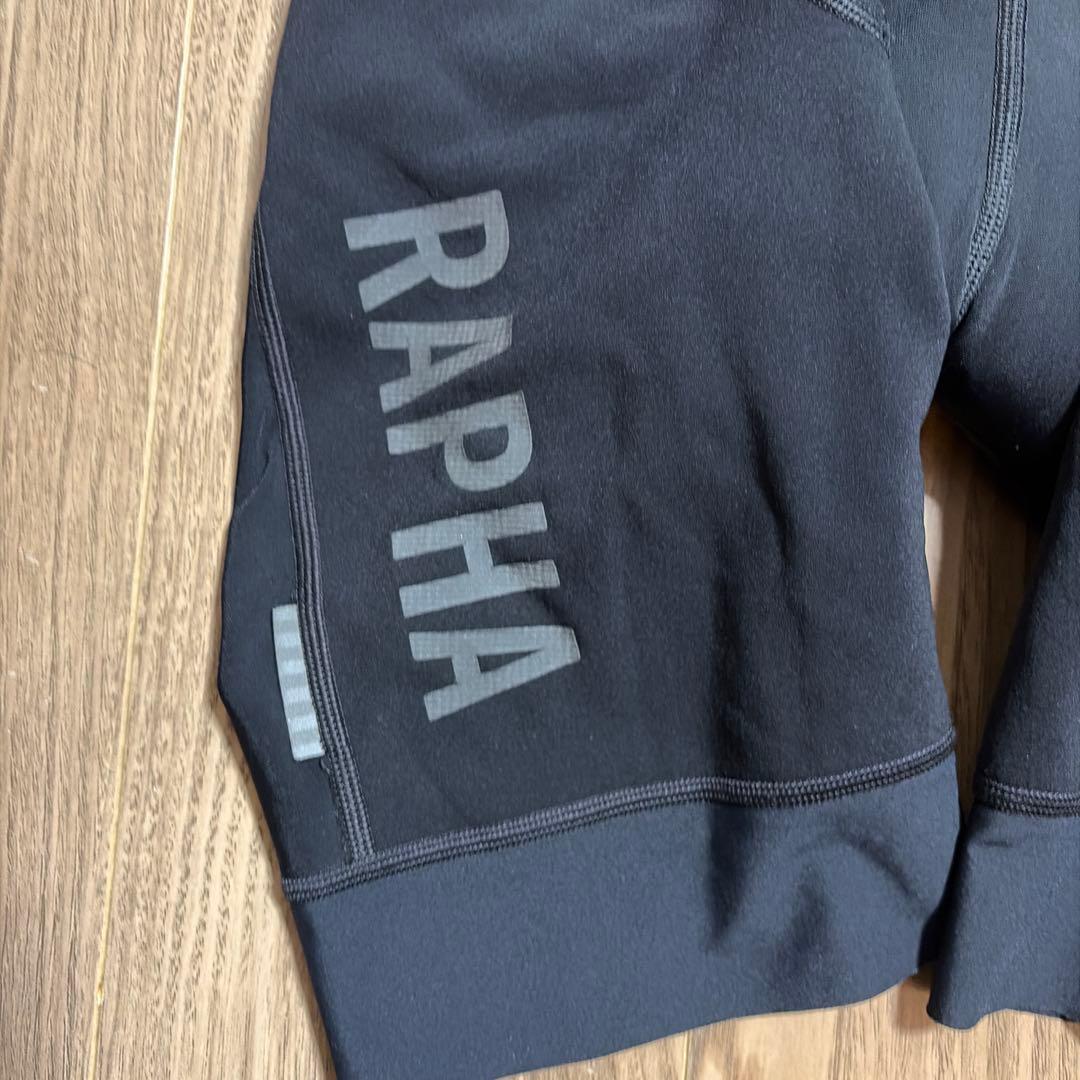 ラファrapha プロチーム　ウインタービブショーツ　裏起毛　擦れあり