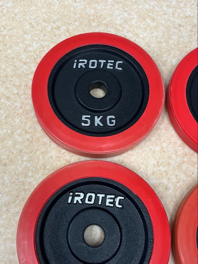 IROTEC ラバープレート 5kg 4枚セット②