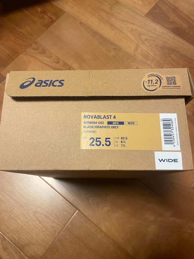 ASICS NOVABLAST 4 25.5 WIDE 未使用新品シューズ