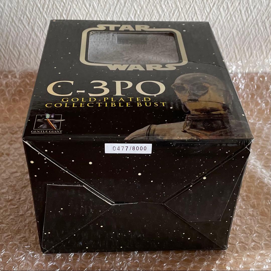 【限定・未開封】スターウォーズ C-3PO ゴールドプレート バスト