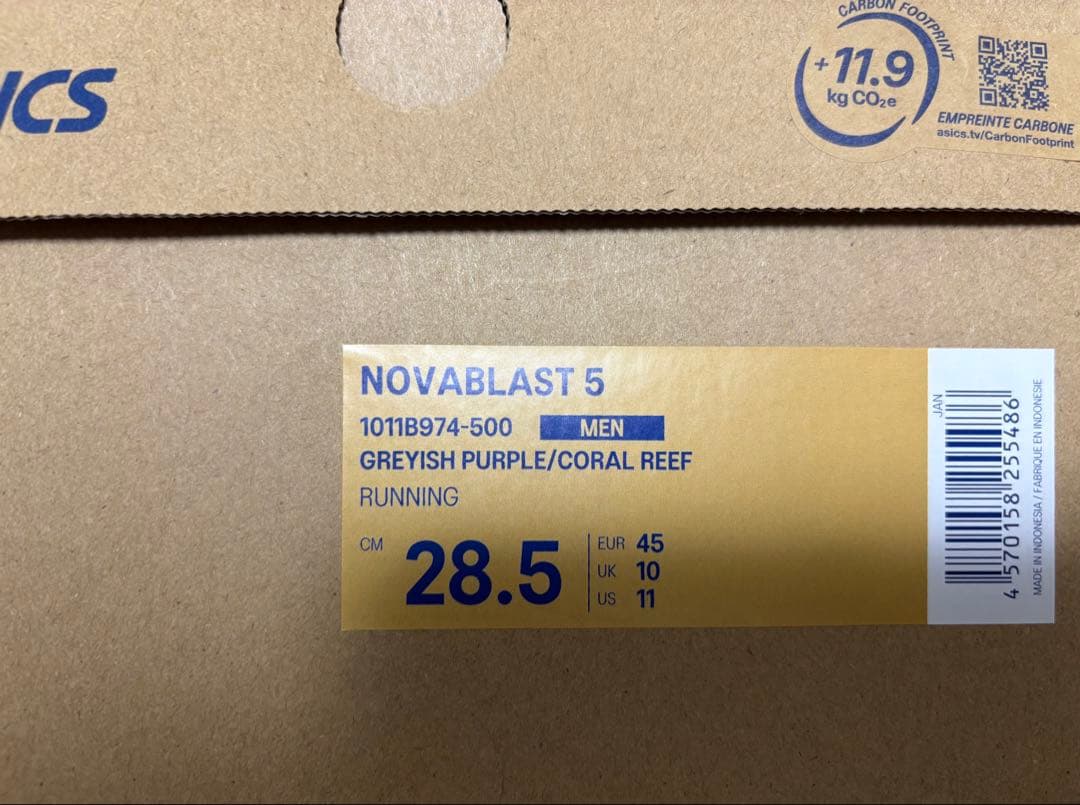 Asics Novablast 5 アシックス ノヴァブラスト（ノバブラスト）5