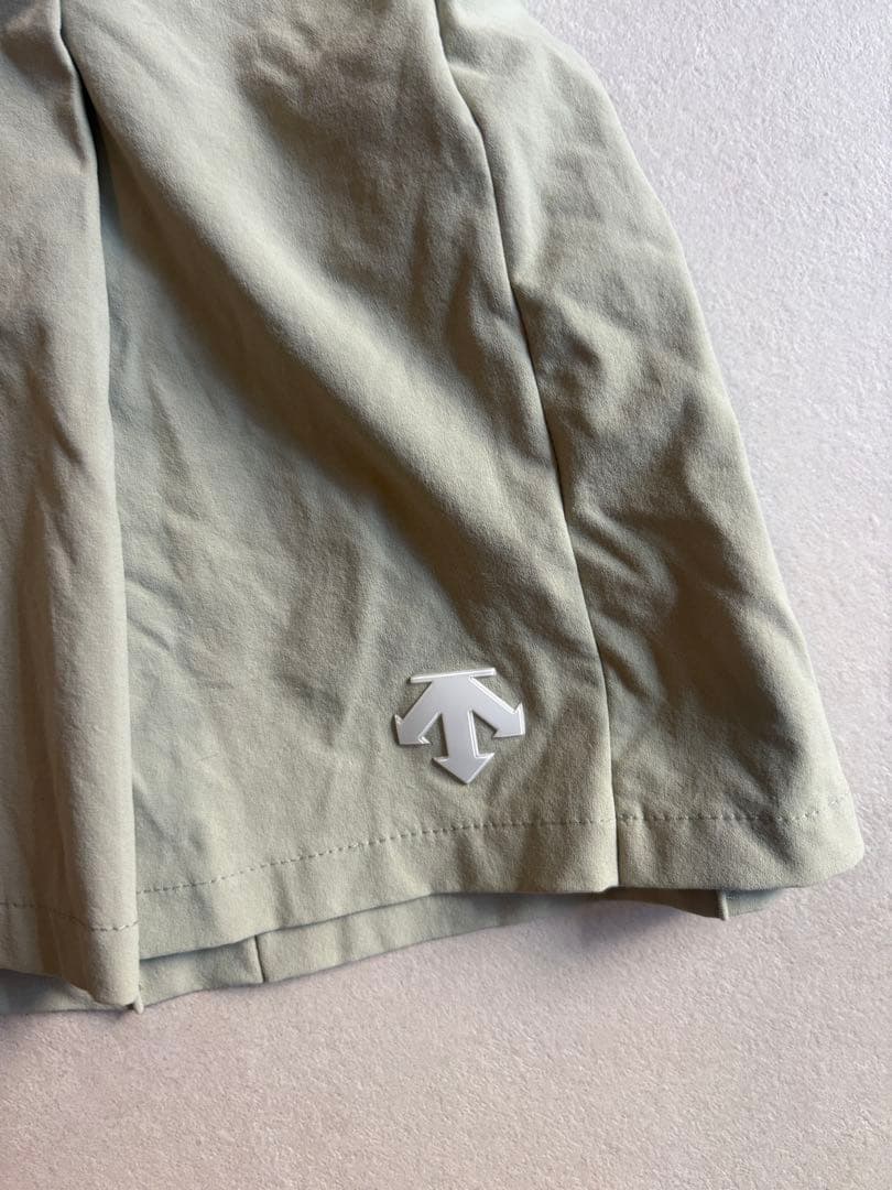DESCENTE GOLF プリーツスカート ライトグリーン