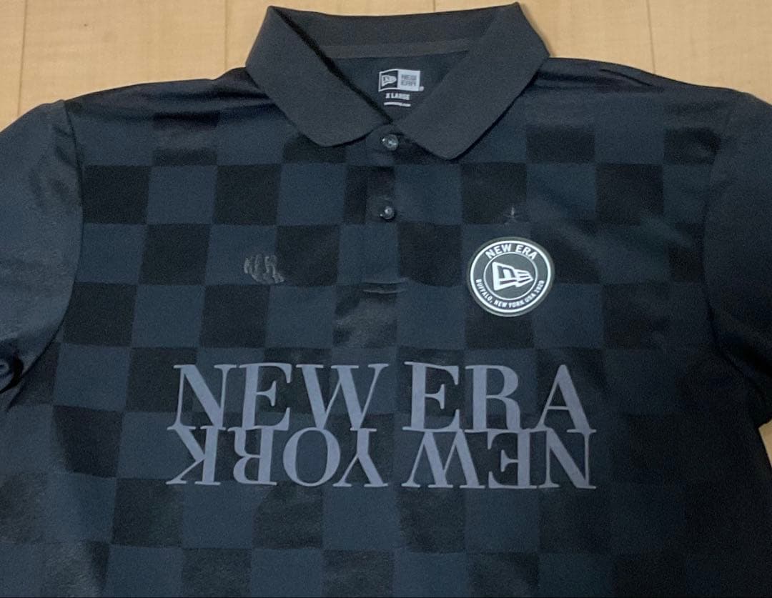 New Era GOLFチェック柄 ポロシャツ
