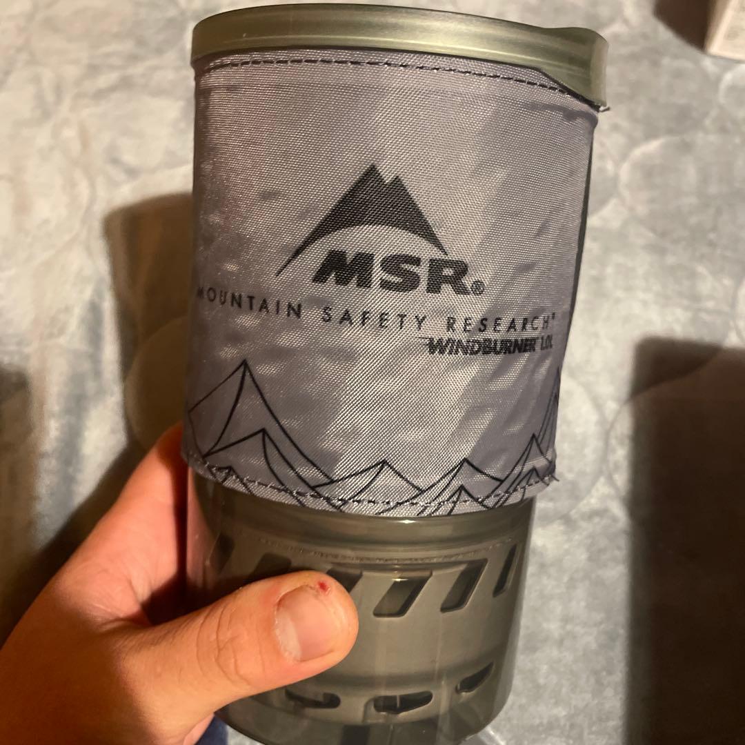 1／9までMSR WindBurner カセロールポット付き