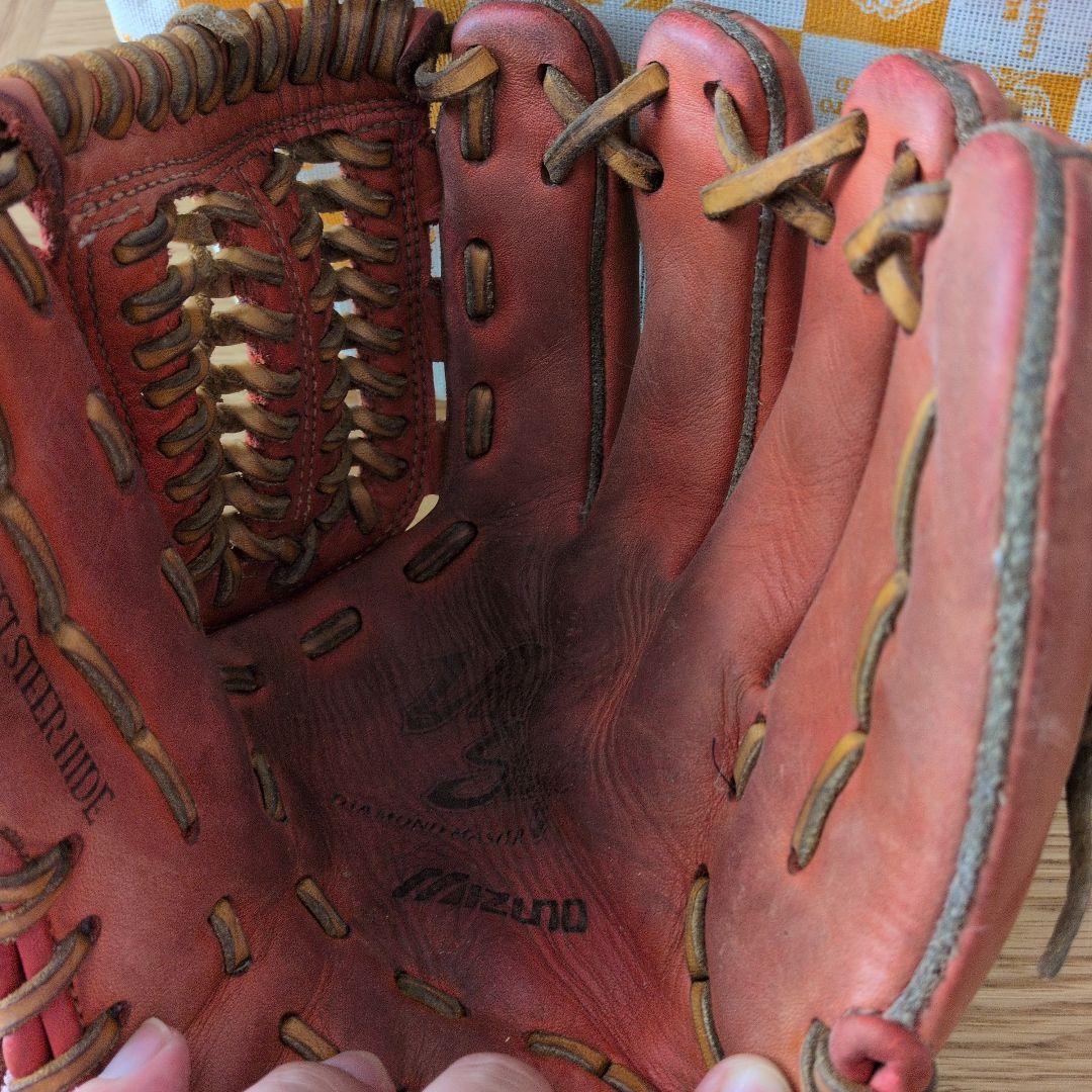 Mizuno 軟式グローブ 赤