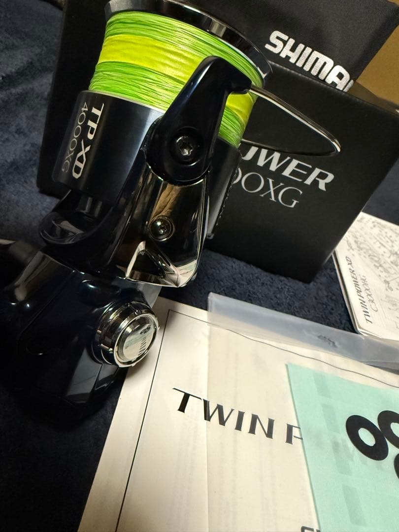 リール SHIMANO 21TWIN POWERXD 4000XG