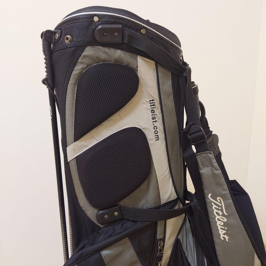 Titleist タイトリスト 軽量 キャディバック スタンド ブラック/グレー