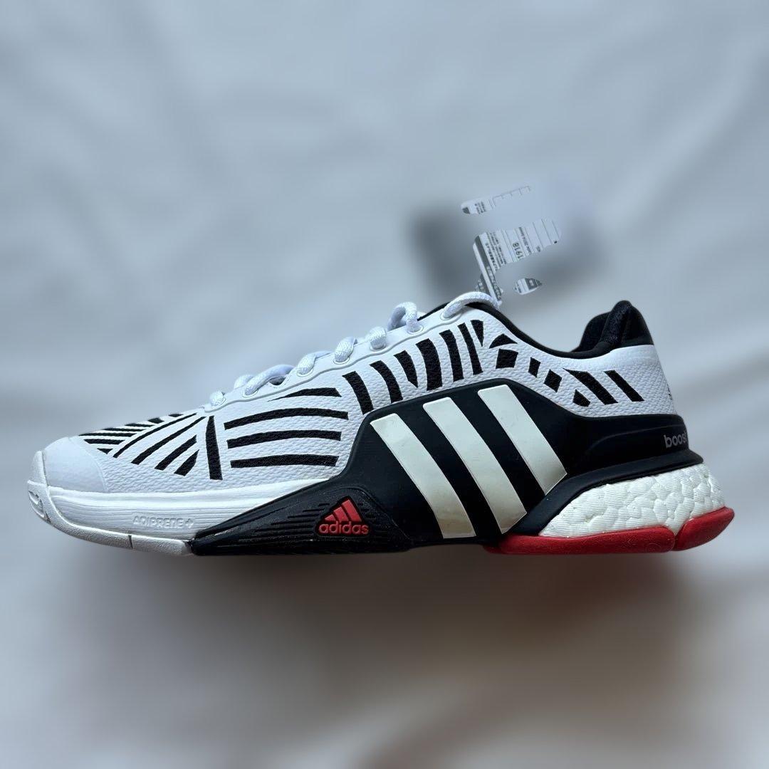 【未使用品】adidas boost テニスシューズ ホワイト/ブラック