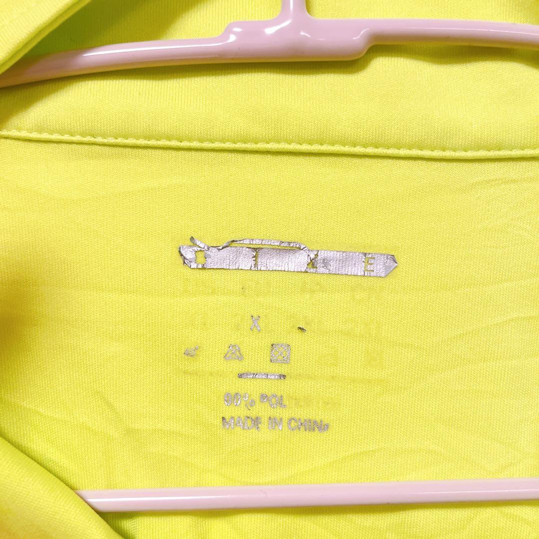 ✨一点もの✨【XL】ナイキ NIKE パーカー 蛍光イエロー フルジップ