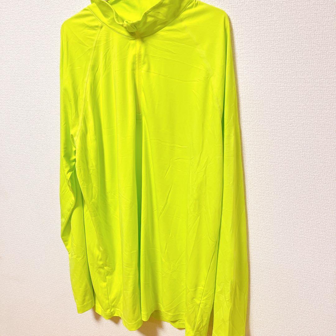 ✨一点もの✨【XL】ナイキ NIKE パーカー 蛍光イエロー フルジップ