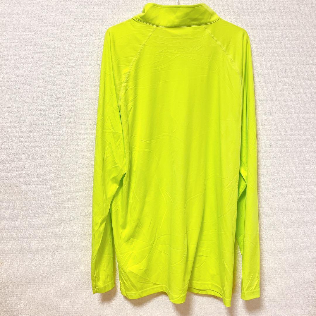 ✨一点もの✨【XL】ナイキ NIKE パーカー 蛍光イエロー フルジップ
