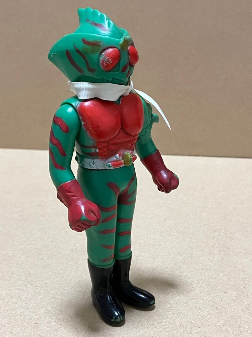 仮面ライダーアマゾン　当時物　ポピー　ソフビ　ミニソフビ