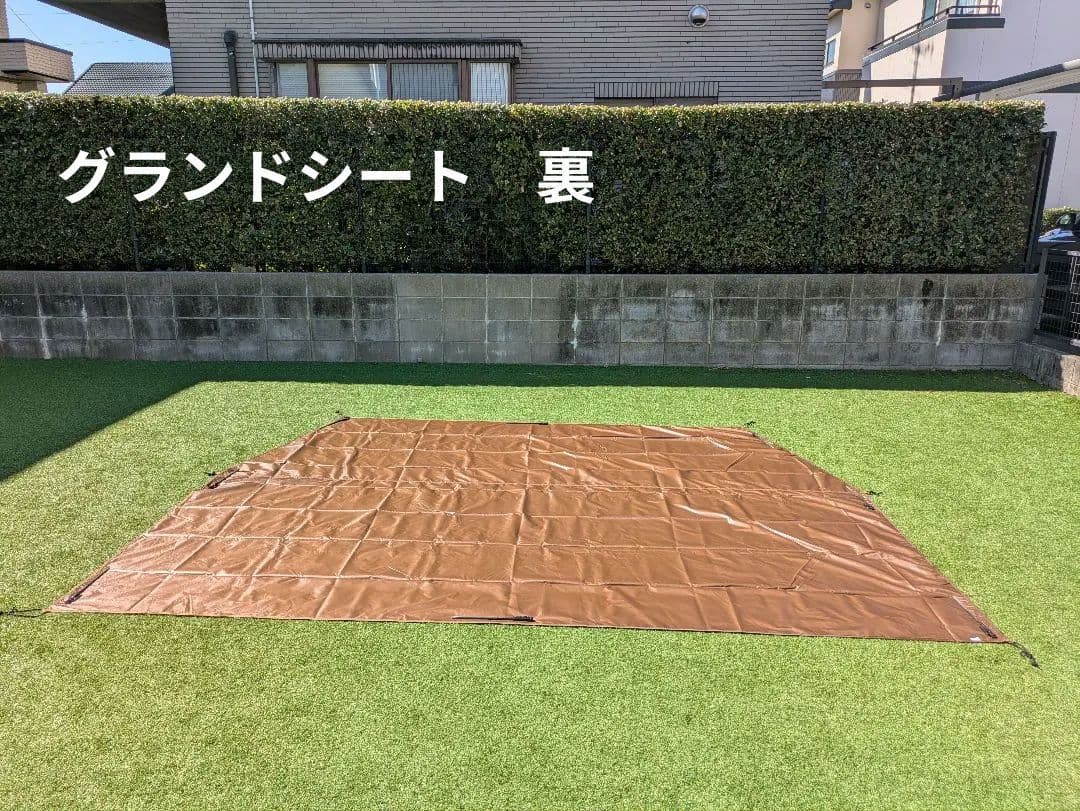 DOD カマボコテント3L用マットシートセット　ブラウン