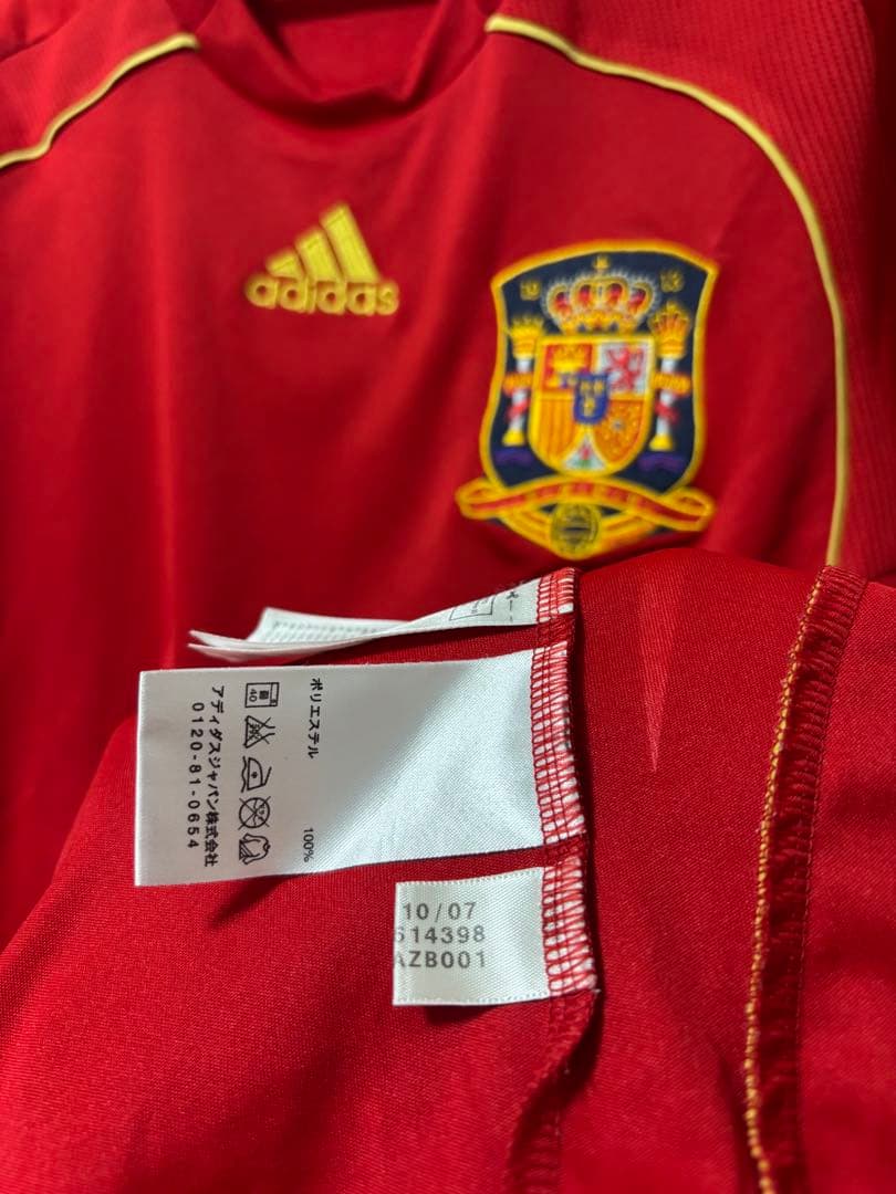 スペイン代表 ユニフォーム ビジャ 2008年